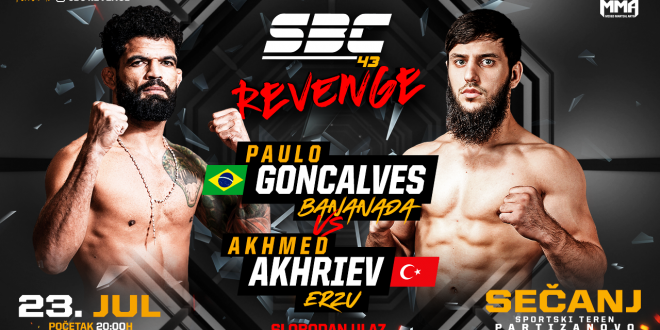 SBC 43 Revenge – Paulo Goncalves “Bananada” vs Akhmed Akhriev