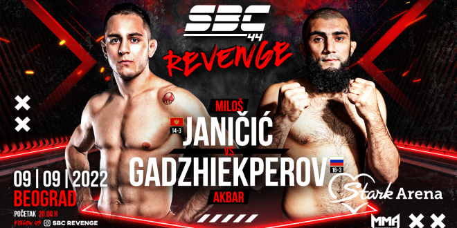 SBC 44 Revenge – Miloš Janičić (14-3) vs Akbar Gadzhiekperov (16-3)