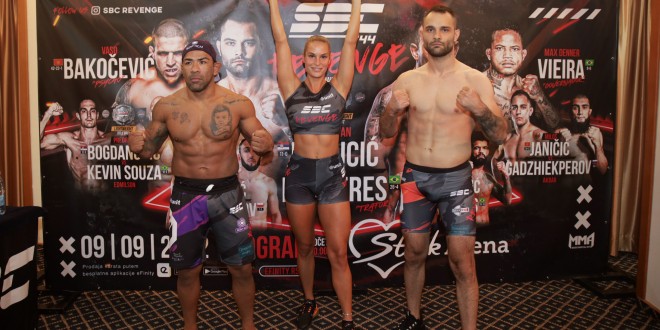 SBC 44 Revenge – Official Weigh In Results, Hotel M, Belgrade