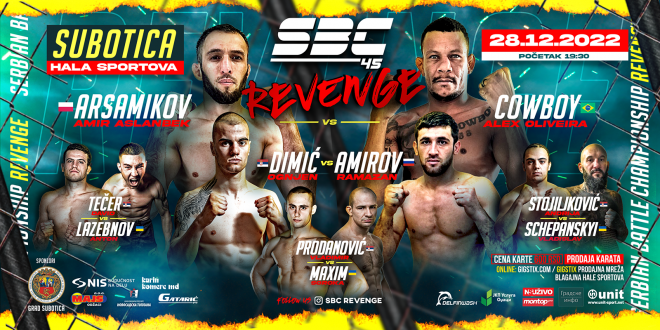 SBC 45 Revenge – 29.12.2022. Subotica, Hala sportova