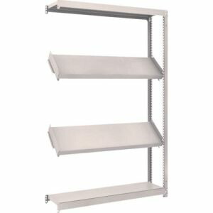 送料無料 激安通販専門店 トラスコ中山 TRUSCO ふるさと割 M1.5型棚 1200X300XH1800 4段 代引不可 smtb-u 連結 メーカー直送 M1.5-6434K2B 傾斜2段