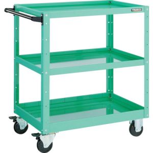 送料無料 100%品質保証! トラスコ中山 TRUSCO 定番から日本未入荷 イーグルワゴン 750X500XH880 浅2深1段 YG色 メーカー直送 代引不可 EGW-973F1-YG smtb-u