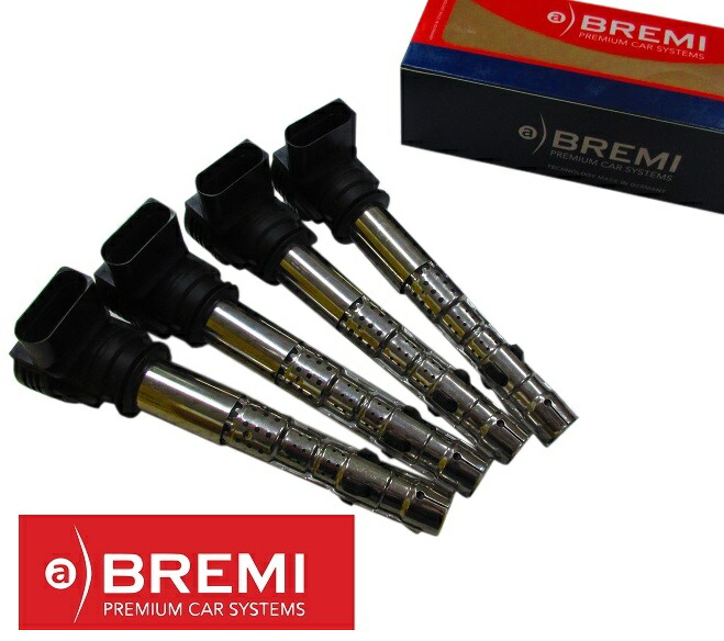 BREMI製 イグニッションコイル 4本セット 07K905715F→品番変更:07K905715G VW 市販 イオス ゴルフ5 ゴルフ6 トゥーラン ジェッタ パサート シロッコ ティグアン トゥアレグ Q3 A3 R8 S5 S4 Q5 A5 アウディ AUDI TTS S3 TT A4 BREMI製 イグニッションコイル 4本セット 毎日続々入荷 07K905715F→品番変更:07K905715G VW 市販 イオス ゴルフ5 ゴルフ6 トゥーラン ジェッタ パサート シロッコ ティグアン トゥアレグ Q3 A3 R8 S5 S4 Q5 A5 アウディ AUDI TTS S3 TT A4