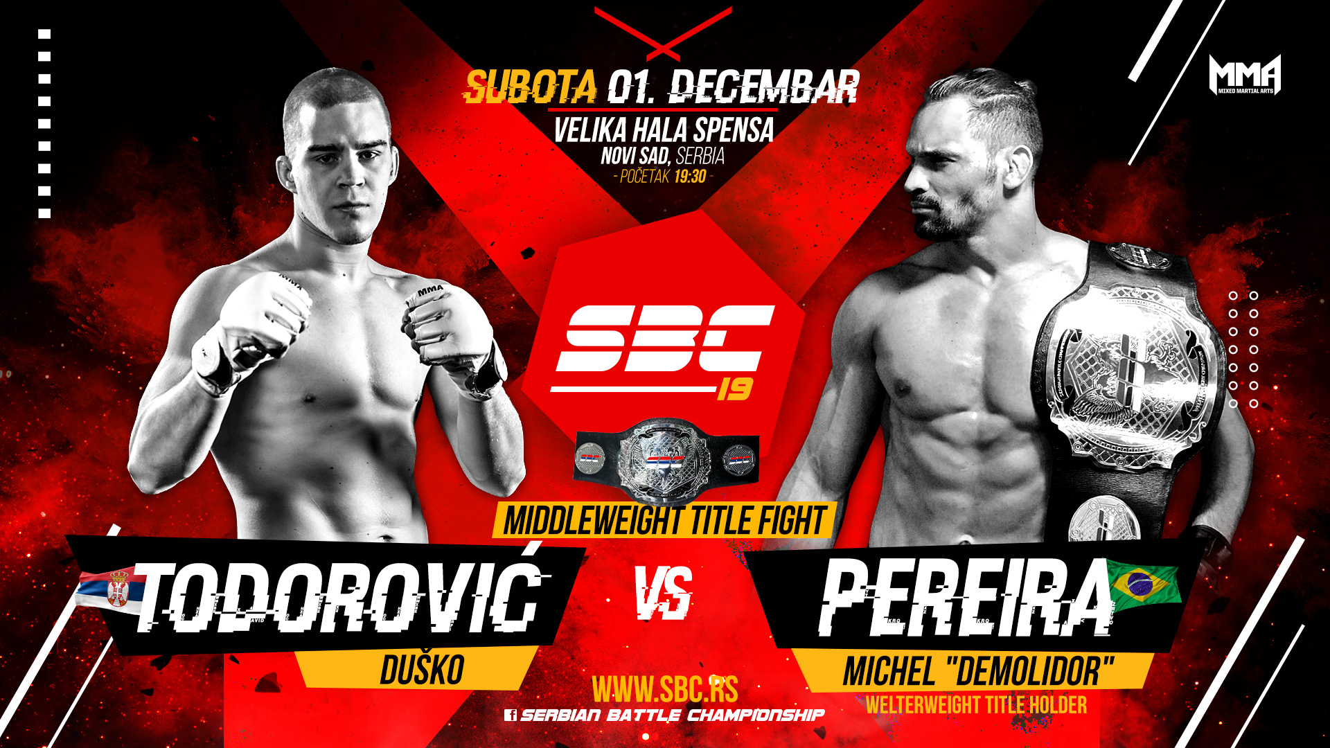 SBC 19 // Duško Todorović vs Michel “Demolidor” Pereira!
