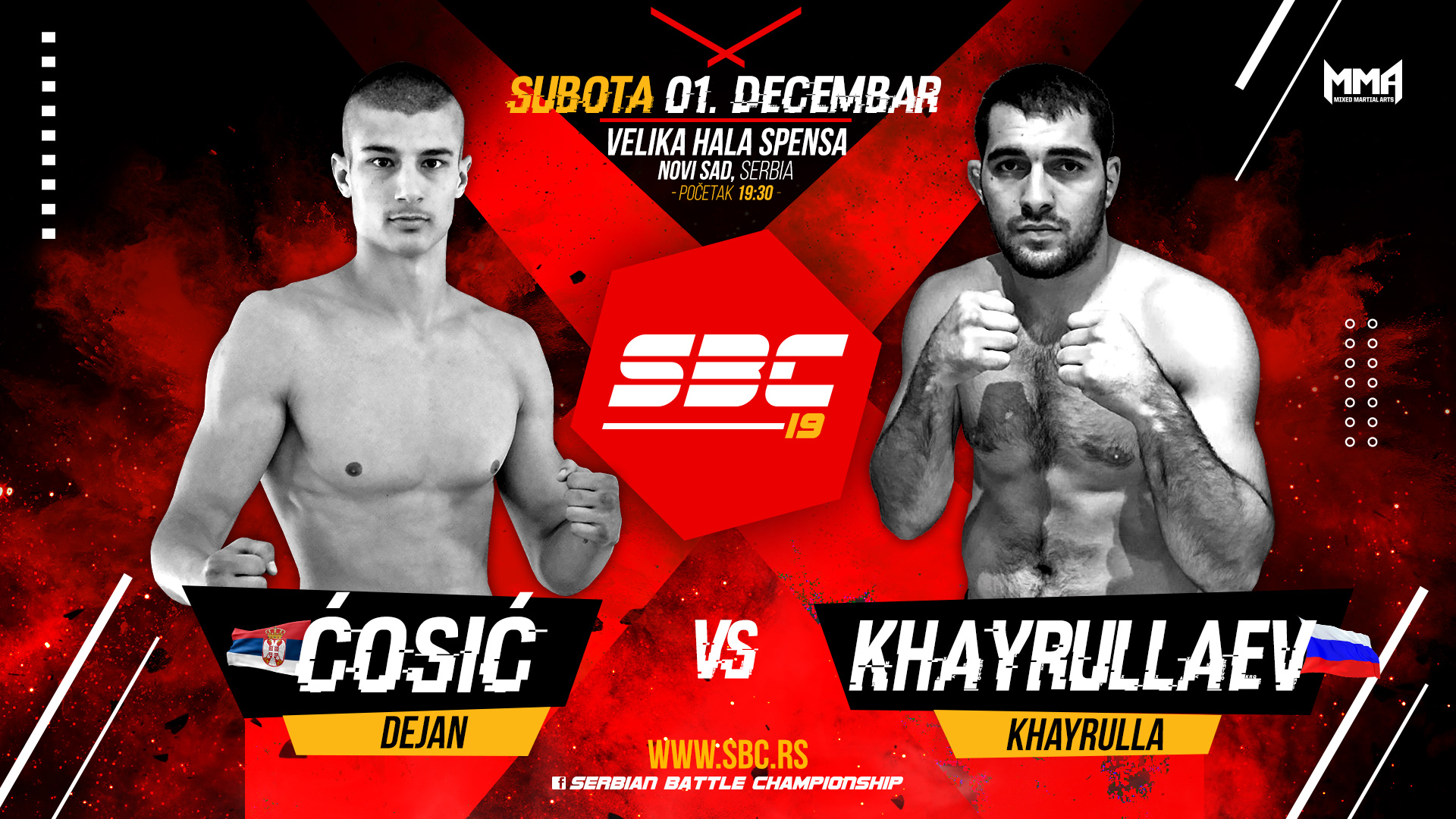SBC 19 // Dejan Ćosić vs Khairulla Khairullaev