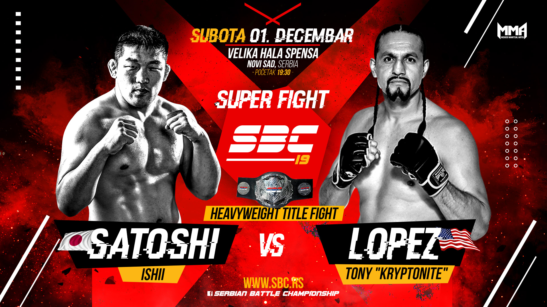 SBC 19 // Satoshi Ishi (Japan) vs Tony “Kryptonite” Lopez (USA)