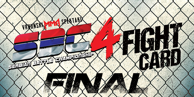 FIGHT CARD – SBC 4