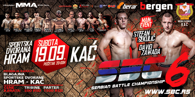 SBC 6 – SERBIAN BATTLE CHAMPIONSHIP 6, 19.09.2015. KAĆ