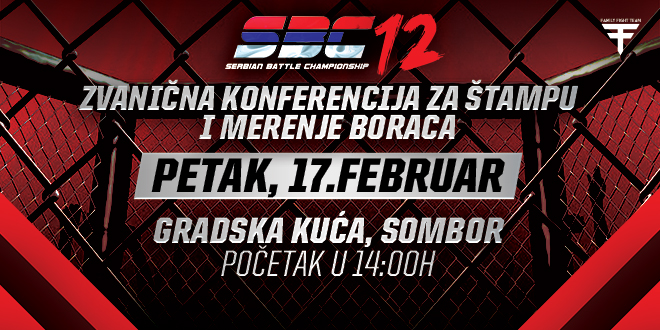 SBC 12  – Poziv na zvanično merenje i konferenciju za štampu