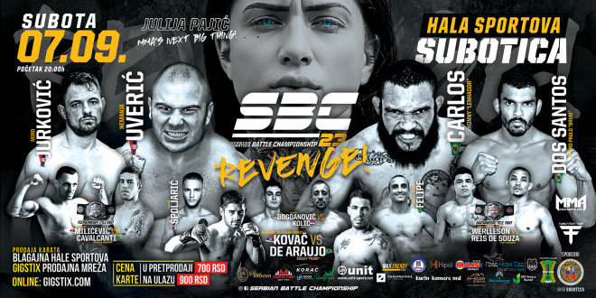 SBC 23 – Revenge!  07.09. Hala Sportova, Subotica
