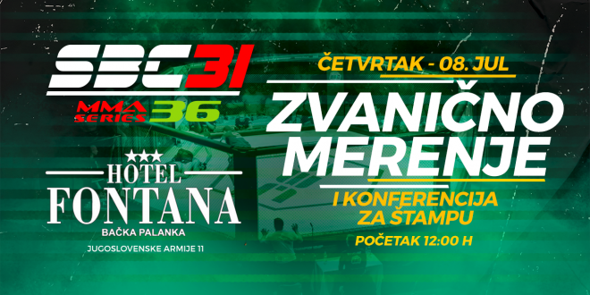 SBC 31 & MMA Series 36, Zvanično merenje i konferencija za štampu