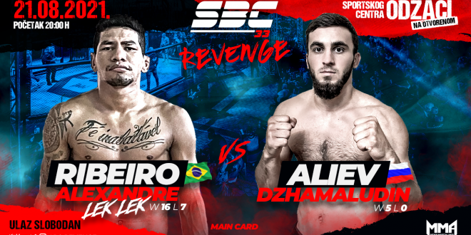 SBC 33 Revenge, Alexandre “Lek Lek” Ribeiro vs Dzhamaludin Aliev