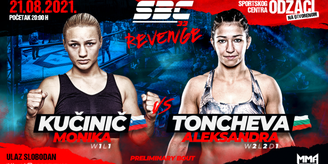 SBC 33 Revenge, Monika Kučinič vs Aleksandra Toncheva