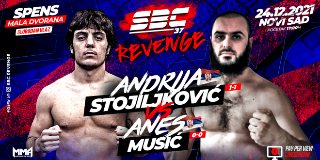 SBC 37 Revenge, Andrija Stojiljković vs Anes Musić