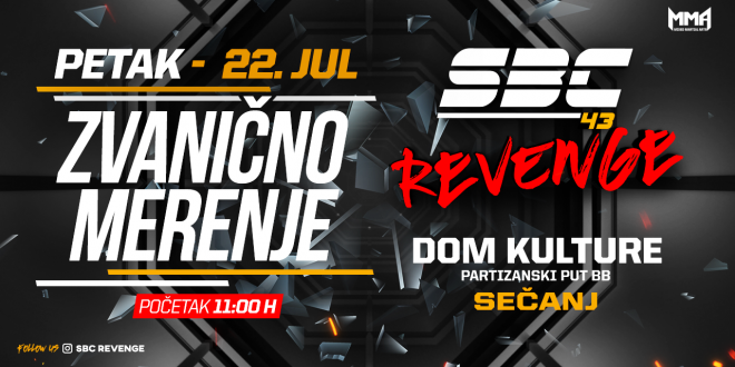 SBC 43 Revenge – Zvanično merenje i konferencija za štampu!