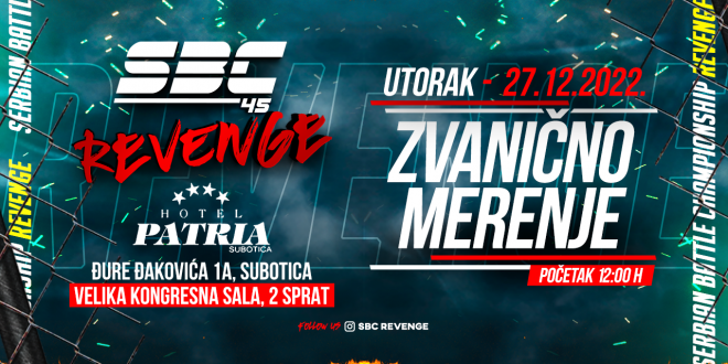 SBC 45 Revenge – ZVANIČNO MERENJE SBC 45 Revenge