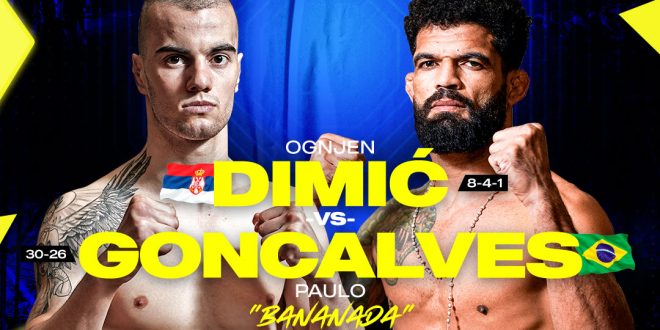 SBC 51 Revenge – 🇷🇸 OGNJEN DIMIĆ (8-4-1) vs 🇧🇷 PAULO “Bananada” GONCALVES (30-26)