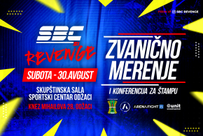 SBC 51 Revenge – Zvanično Merenje – Official Weigh In